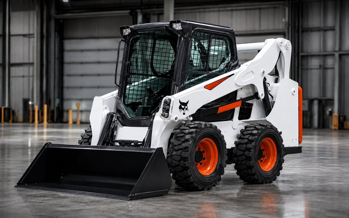 Мини-погрузчик Bobcat S530 с ковшом